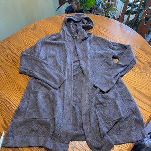 Barefoot Dreams CozyChic Ultra Lite Hooded Cardigan Size L/XL